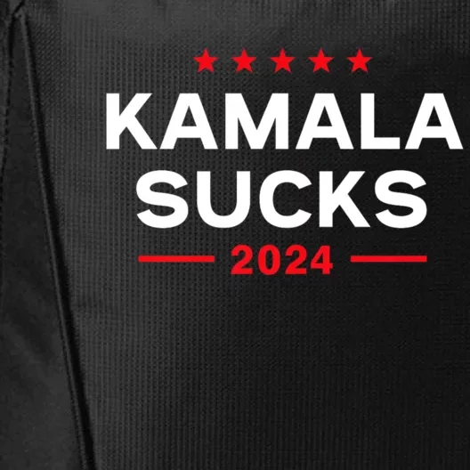 Kamala Sucks 2024 Anti Kamala Harris City Backpack