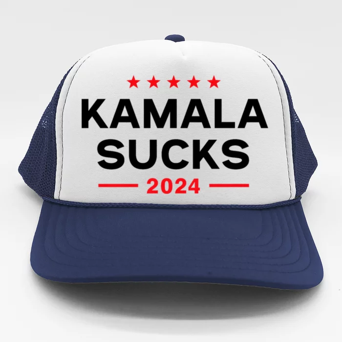 Kamala Sucks 2024 Anti Kamala Harris Trucker Hat