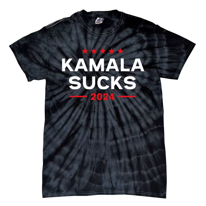 Kamala Sucks 2024 Anti Kamala Harris Tie-Dye T-Shirt