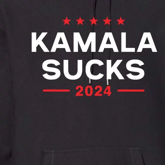 Kamala Sucks 2024 Anti Kamala Harris Premium Hoodie