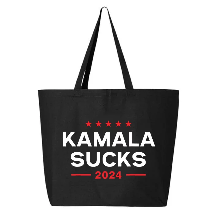 Kamala Sucks 2024 Anti Kamala Harris 25L Jumbo Tote