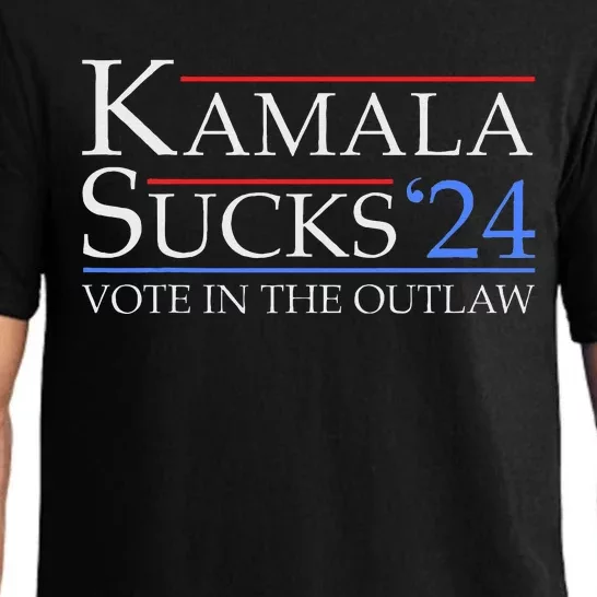 Kamala Sucks 2024 Anti Kamala Pro Trump Supporter 2024 Pajama Set