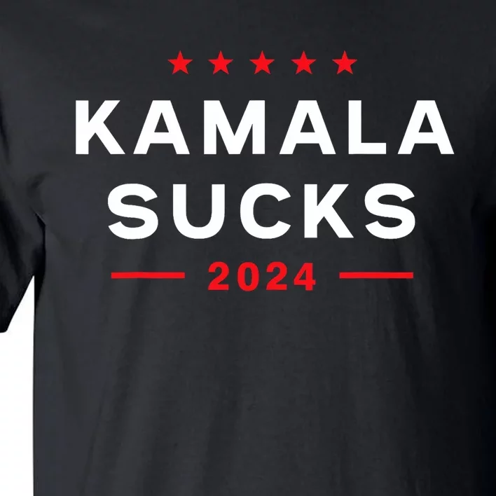 Kamala Sucks 2024 Anti Kamala Harris Tall T-Shirt