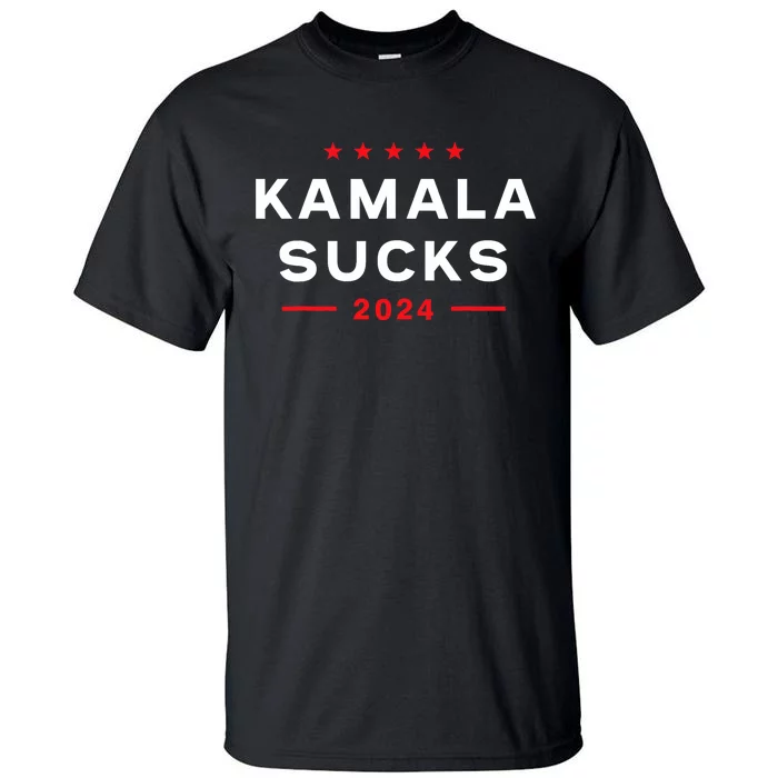 Kamala Sucks 2024 Anti Kamala Harris Tall T-Shirt