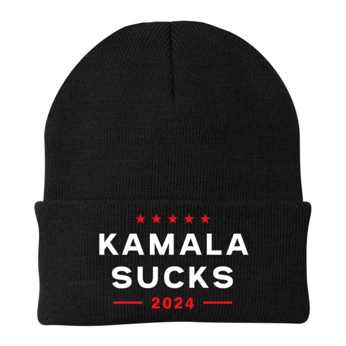 Kamala Sucks 2024 Anti Kamala Harris Knit Cap Winter Beanie