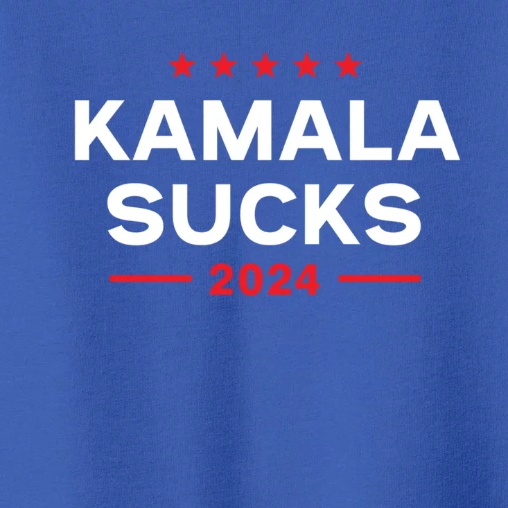 Kamala Sucks 2024 Anti Kamala Harris Gift Toddler T-Shirt