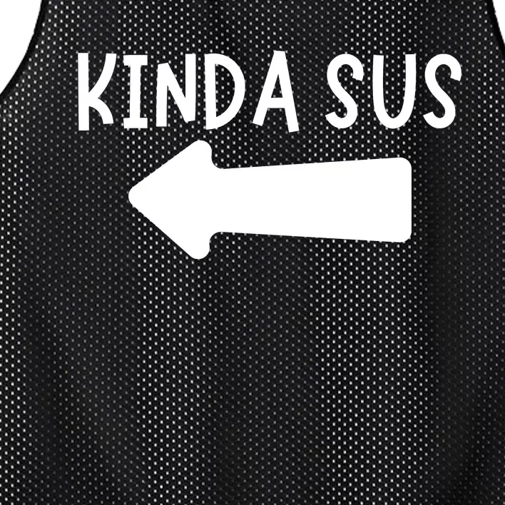 Kinda Sus Arrow Gaming Meme Matching Halloween Costume Mesh Reversible Basketball Jersey Tank