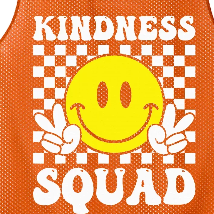 Kindness Squad Anti Bullying Unity Day Orange Mesh Reversible Basketball Jersey Tank