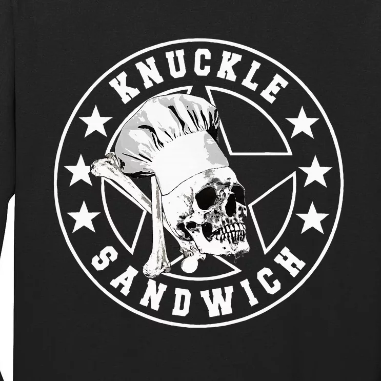 Knuckle Sandwich All Star Knockout White Tall Long Sleeve T-Shirt