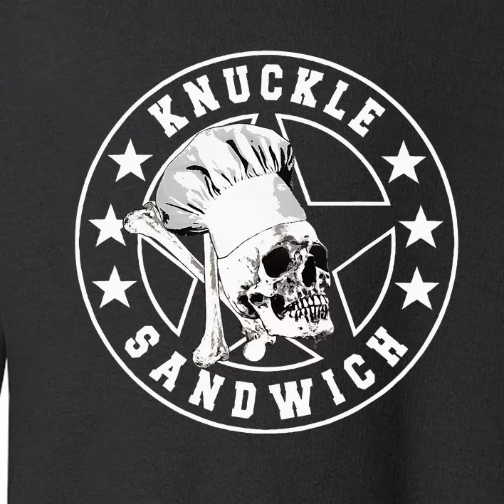 Knuckle Sandwich All Star Knockout White Toddler Sweatshirt