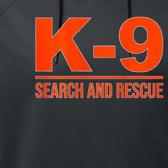 K9 Search And Rescue Sar Emergency Search Team Uniform Performance Fleece Hoodie