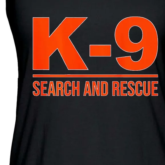 K9 Search And Rescue Sar Emergency Search Team Uniform Ladies Essential Flowy Tank