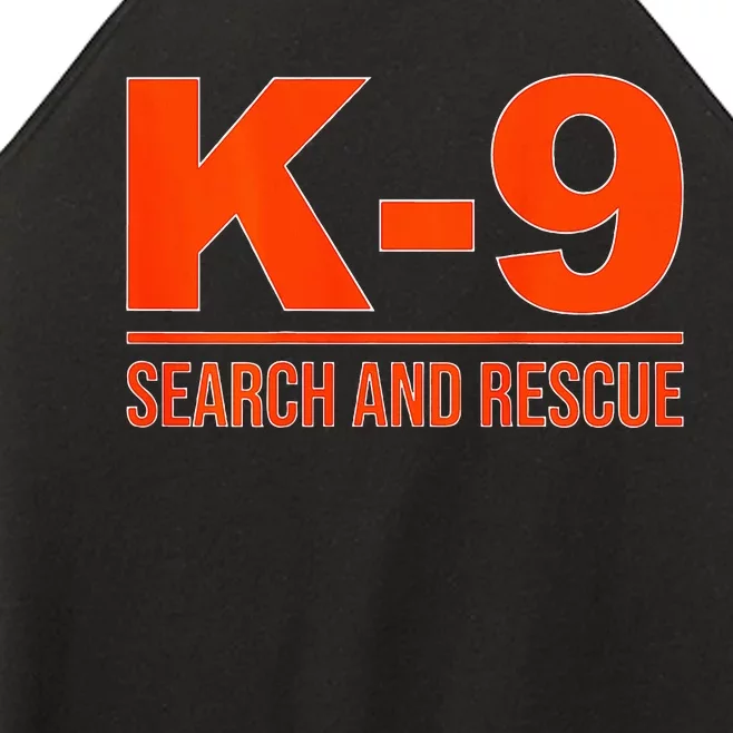 K9 Search And Rescue Sar Emergency Search Team Uniform Women’s Perfect Tri Rocker Tank