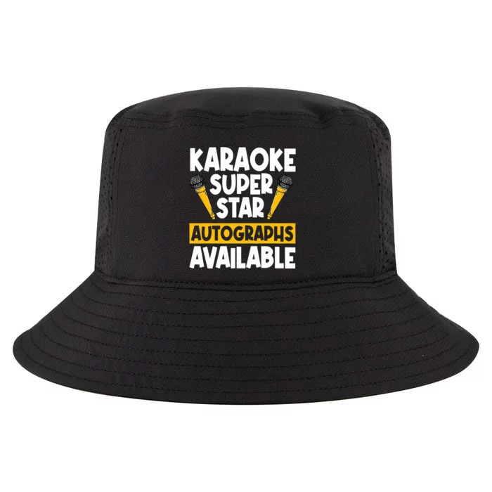 Karaoke Superstar Autographs Available KTV Singer Cool Comfort Performance Bucket Hat