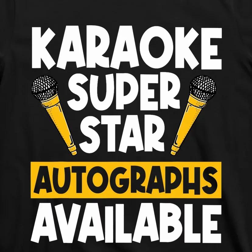 Karaoke Superstar Autographs Available KTV Singer T-Shirt