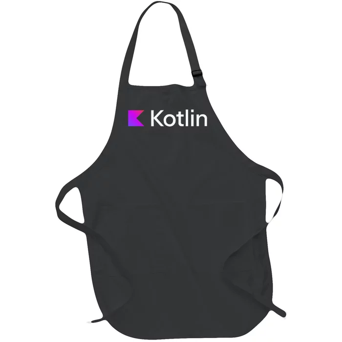 Kotlin Serverside Application Development Programming V1 Full-Length Apron With Pocket