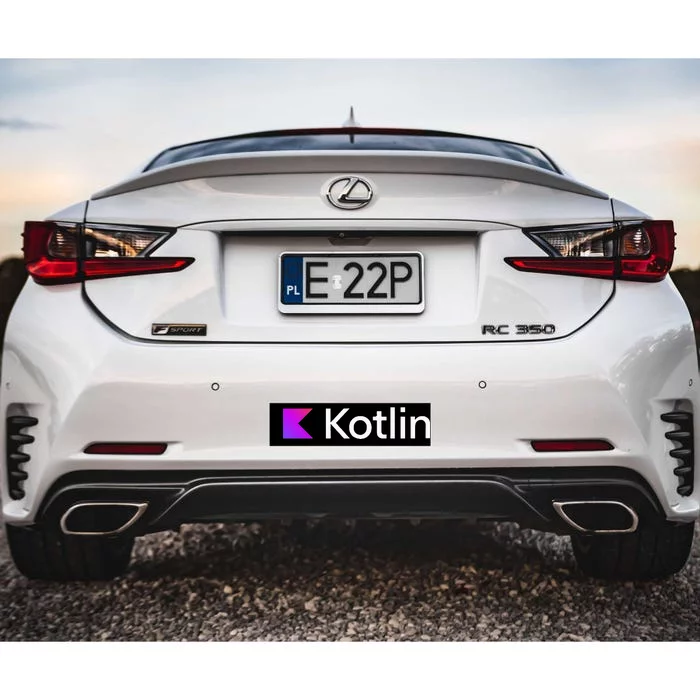 Kotlin Serverside Application Development Programming V1 Bumper Sticker