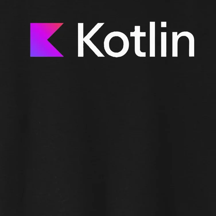 Kotlin Serverside Application Development Programming V1 Women's Crop Top Tee