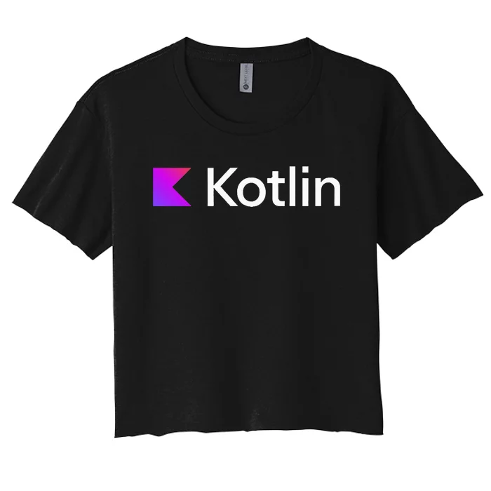 Kotlin Serverside Application Development Programming V1 Women's Crop Top Tee