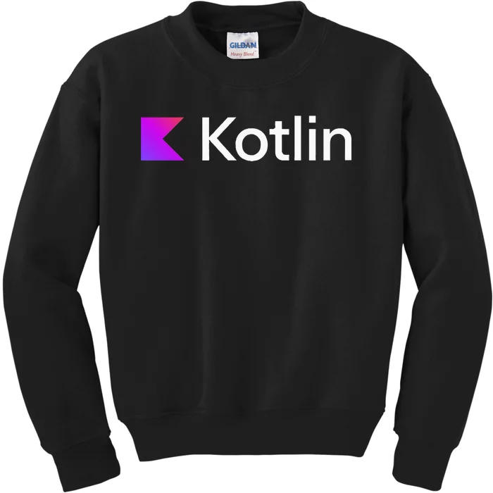 Kotlin Serverside Application Development Programming V1 Kids Sweatshirt