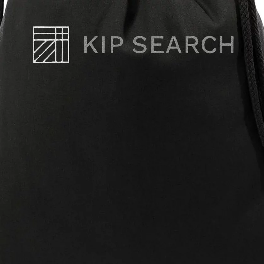 Kip Search Black And White Drawstring Bag