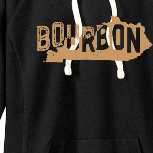 Kentucky State Bourbon Whiskey Drinking Women's Fleece Hoodie