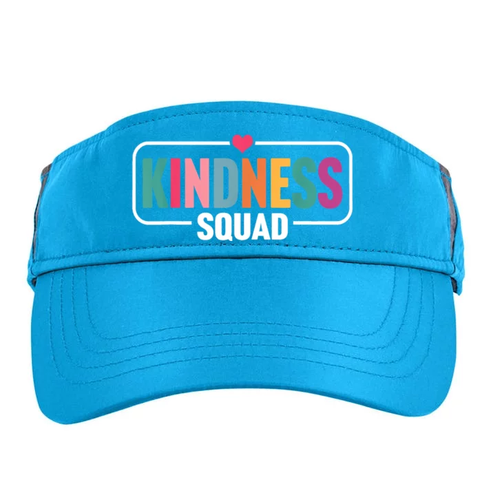 Kindness Squad Be Kind End Bullying Choose Kindness Always Adult Drive Performance Visor