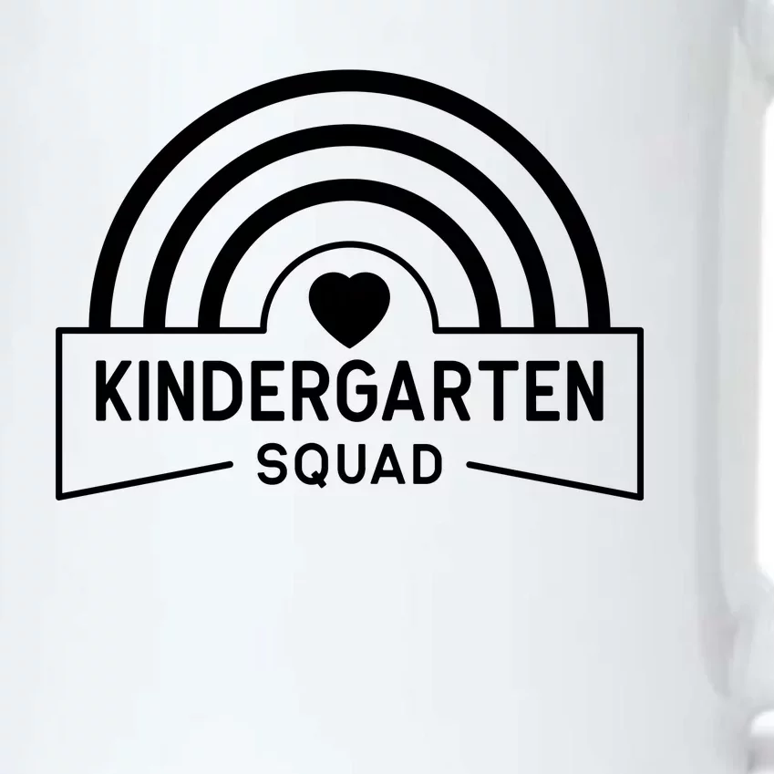 Kindergarten Squad Back To School Black Color Changing Mug