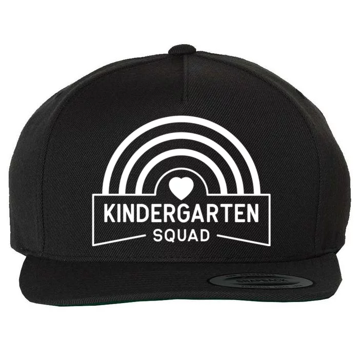 Kindergarten Squad Back To School Wool Snapback Cap