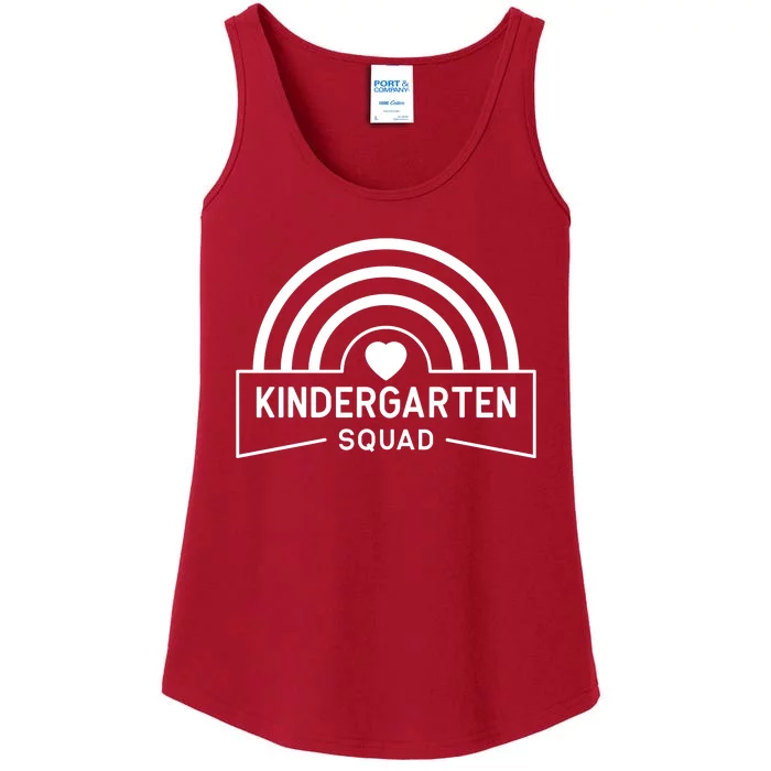 Kindergarten Squad Back To School Ladies Essential Tank