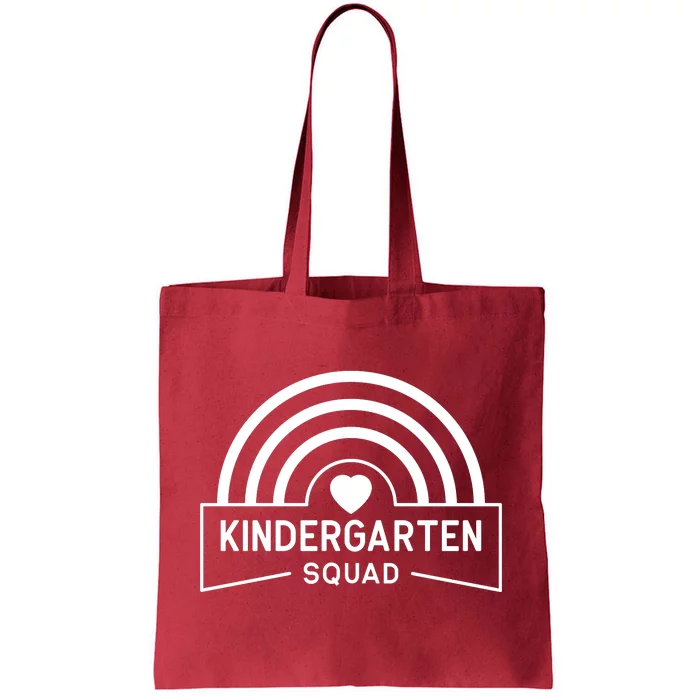 Kindergarten Squad Back To School Tote Bag