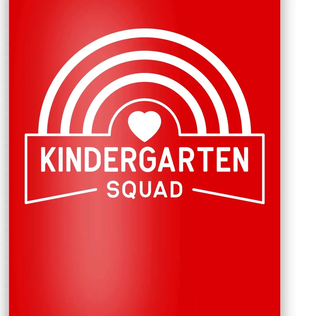 Kindergarten Squad Back To School Poster