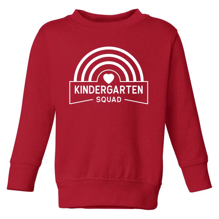 Kindergarten Squad Back To School Toddler Sweatshirt