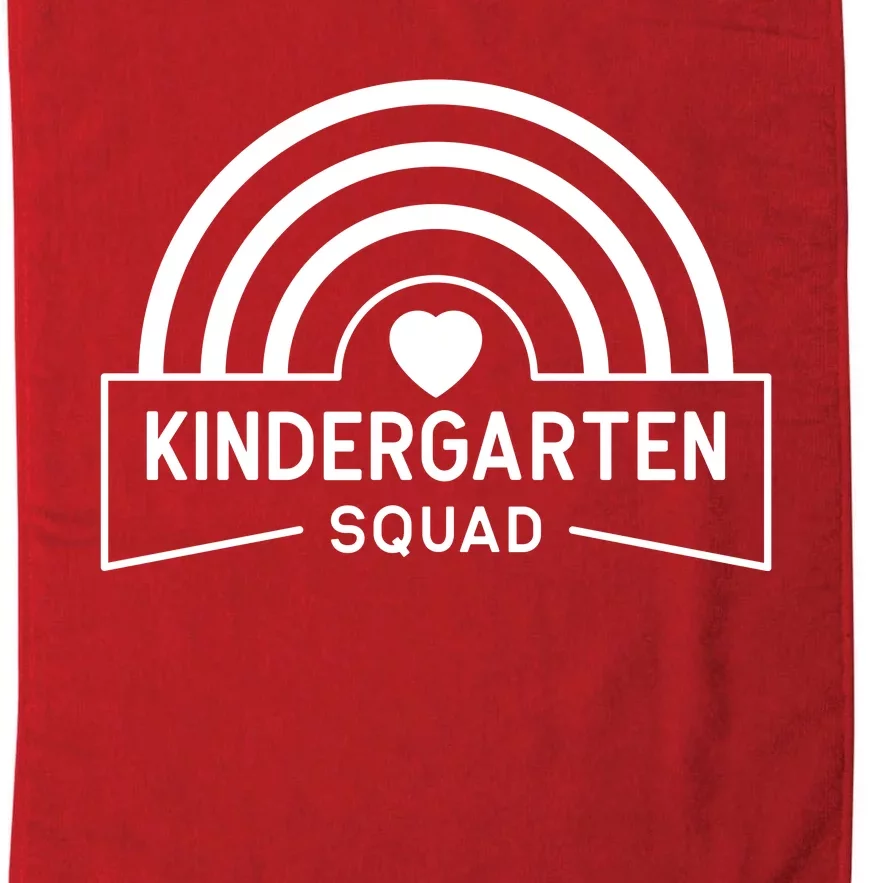 Kindergarten Squad Back To School Platinum Collection Golf Towel