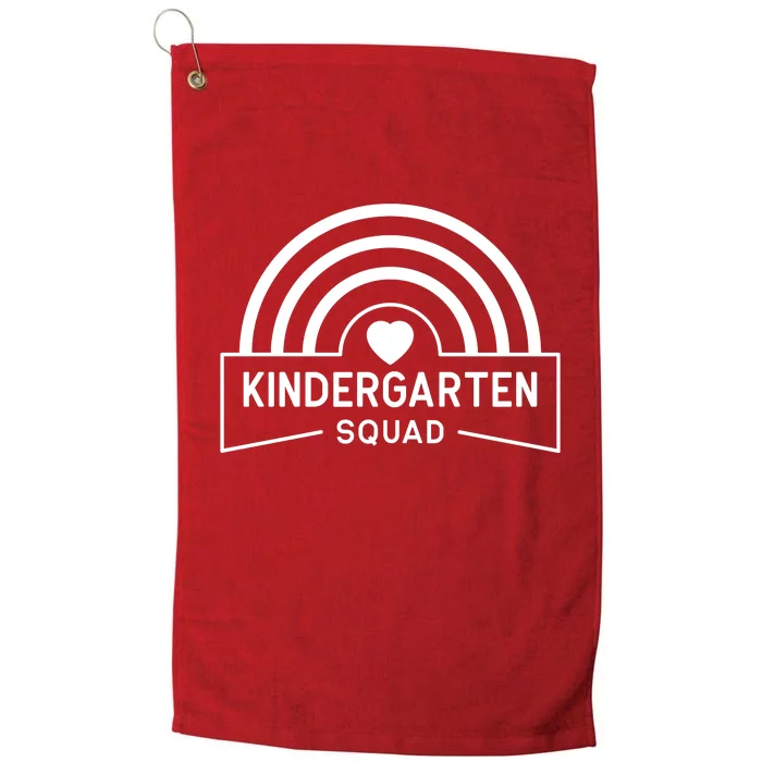 Kindergarten Squad Back To School Platinum Collection Golf Towel