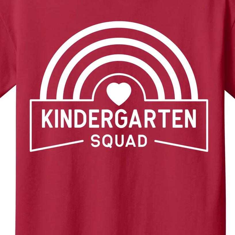 Kindergarten Squad Back To School Kids T-Shirt