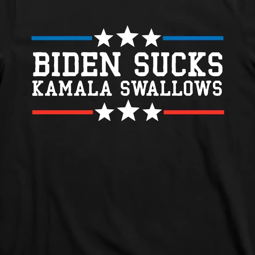 Kamala Swallows Biden Sucks T-Shirt