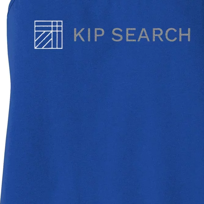 Kip Search Black And White Women's Racerback Tank