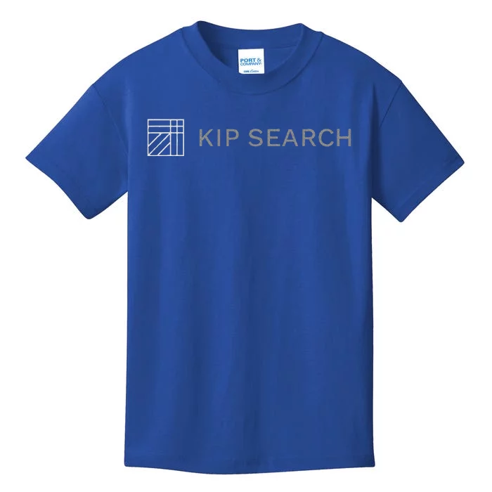 Kip Search Black And White Kids T-Shirt