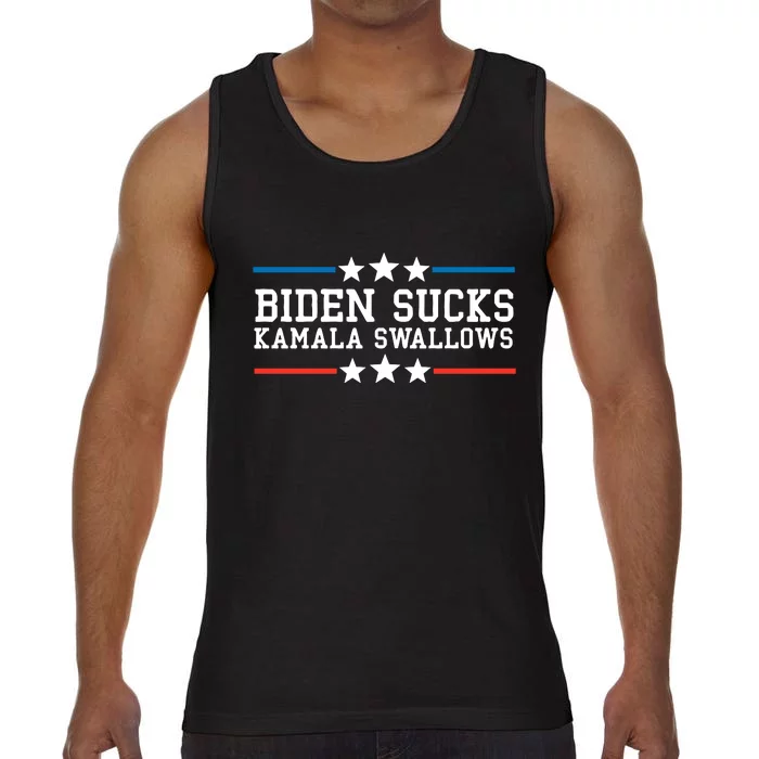 Kamala Swallows Biden Sucks Comfort Colors® Tank Top