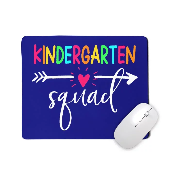 Kindergarten Squad Back To School Team Teacher Student Mousepad