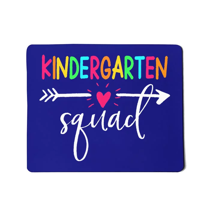 Kindergarten Squad Back To School Team Teacher Student Mousepad