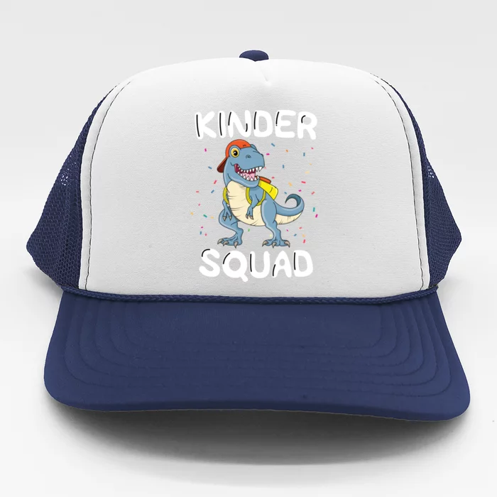 Kinder Squad Back To School Teacher Kindergarten Team Gift Trucker Hat