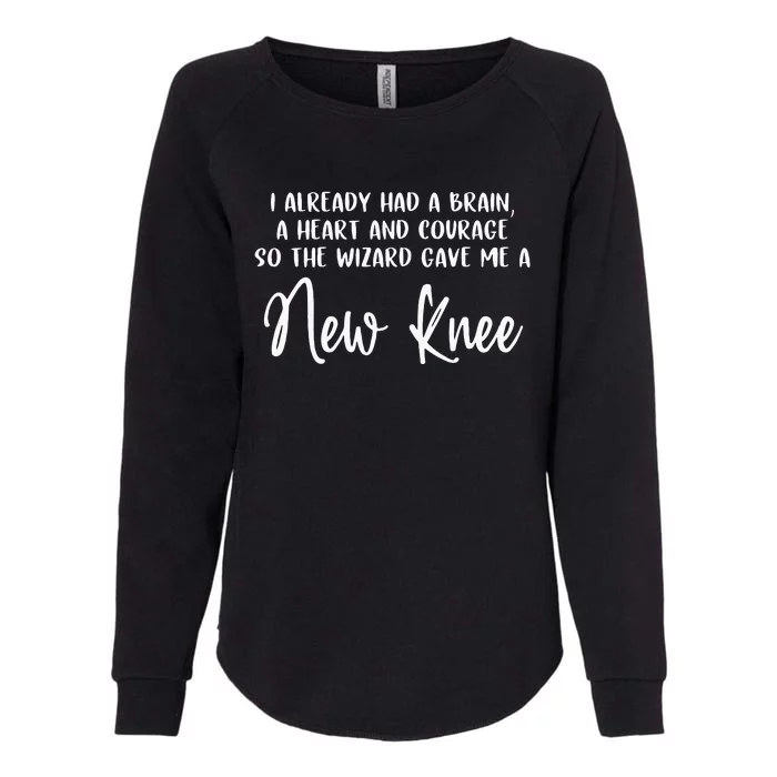 Knee Surgery Completed Funny Knee Replacement Gift Recovery Womens California Wash Sweatshirt