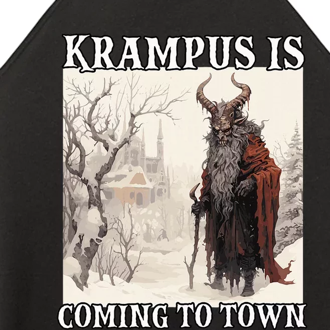 Krampus Santa Claus T Bavarian Legendary Figure Kramperl Women’s Perfect Tri Rocker Tank