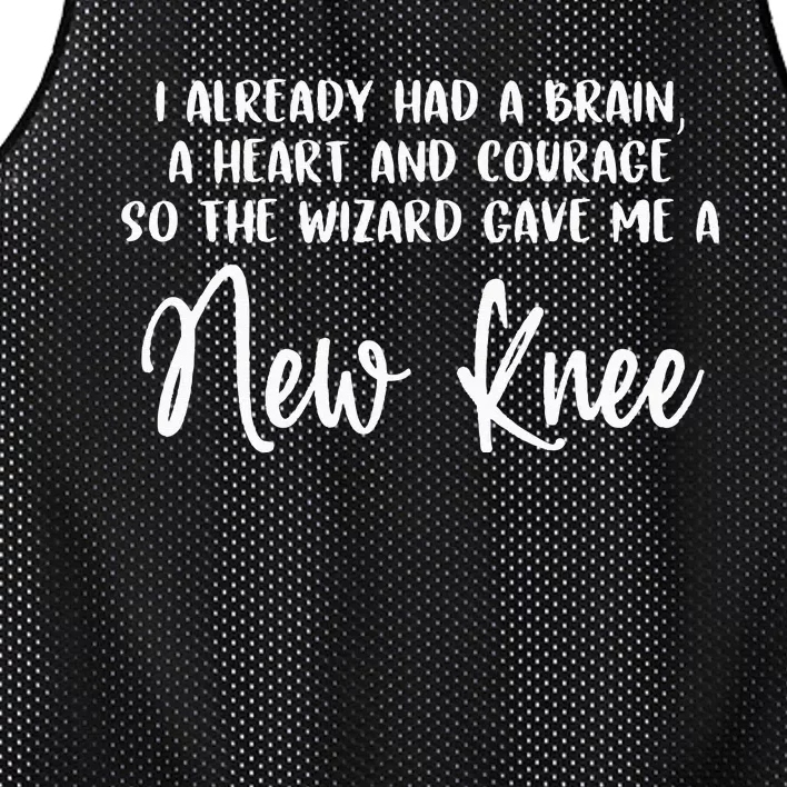 Knee Surgery Completed Funny Knee Replacement Gift Recovery Mesh Reversible Basketball Jersey Tank