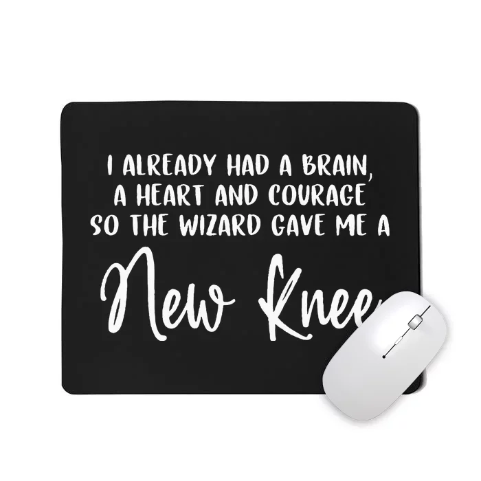 Knee Surgery Completed Funny Knee Replacement Gift Recovery Mousepad