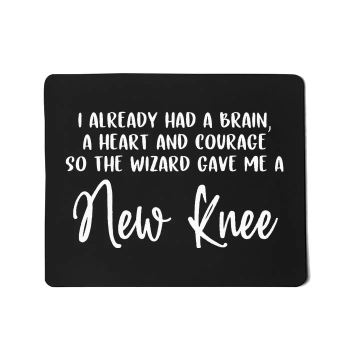 Knee Surgery Completed Funny Knee Replacement Gift Recovery Mousepad