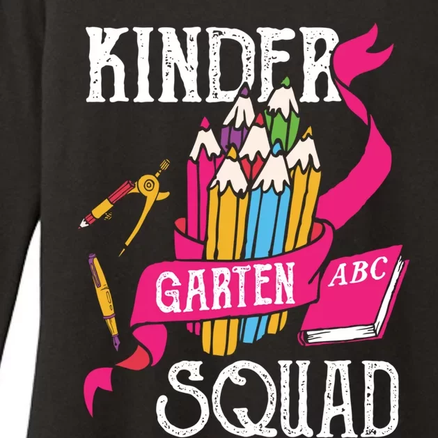 Kindergarten Squad Cute Kindergarten Funny Gift Womens CVC Long Sleeve Shirt