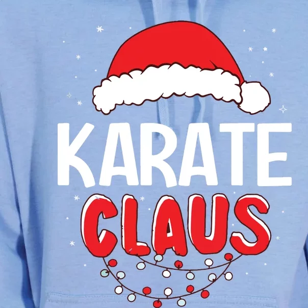 Karate Santa Claus Christmas Matching Costume Unisex Surf Hoodie